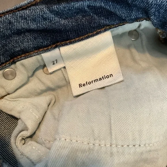 Reformation Jeans Serena High Skinny Jeans in Kasai Wash Sz 27 - Picture 6 of 8